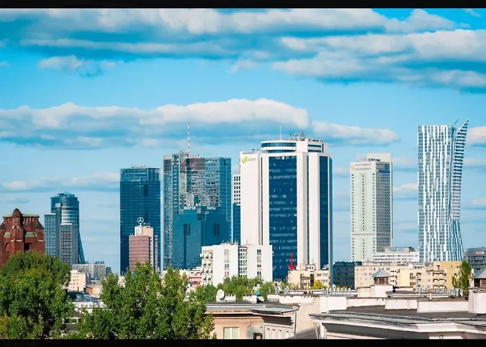 40 M2 Apartament City Centrum- 1Km Od Dworca Centralnego- Piekny Widok Na Warszawe- Nowo Grodzka